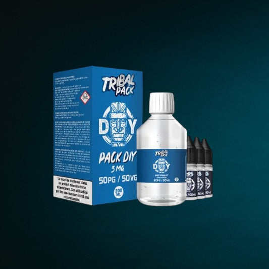 Pack DIY 50PG / 50VG 3/6mg 200ml - Tribal Force