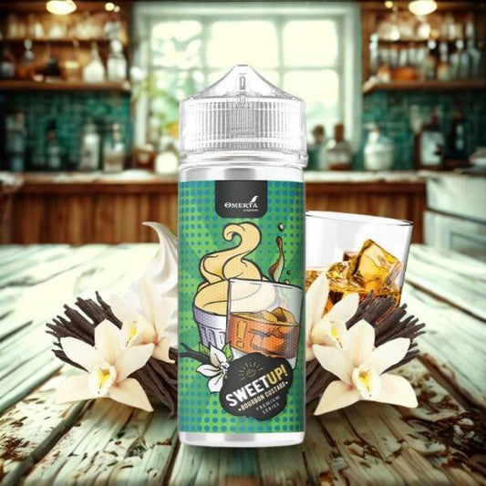 Bourbon Custard 0mg 100ml - SweetUp by Omerta Liquids