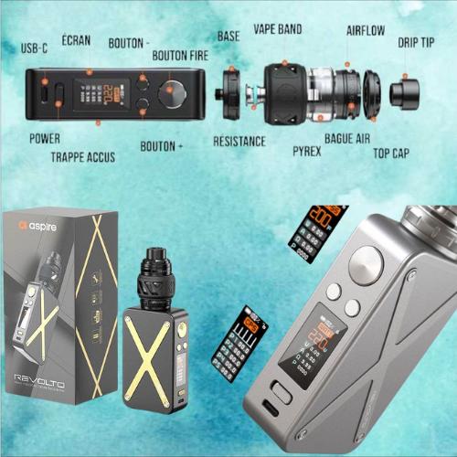 Kit Revolto (+ato Huracan 6ml) Aspire