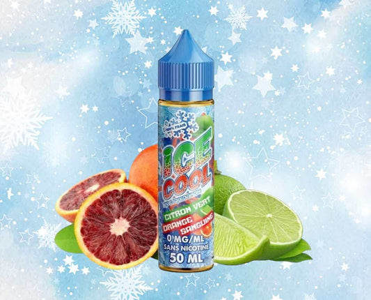Citron Vert Orange Sanguine 0mg 50ml - Ice Cool by Liquidarom