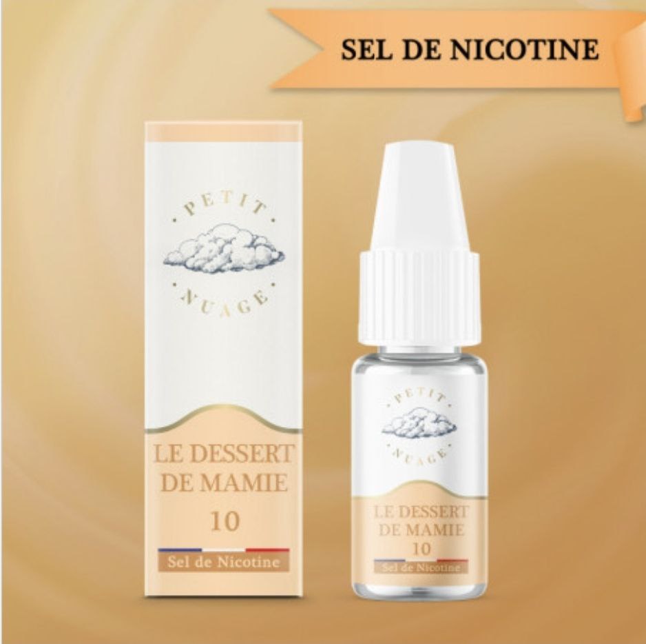 Le Dessert de Mamie Nic Salts 10ml - Petit Nuage