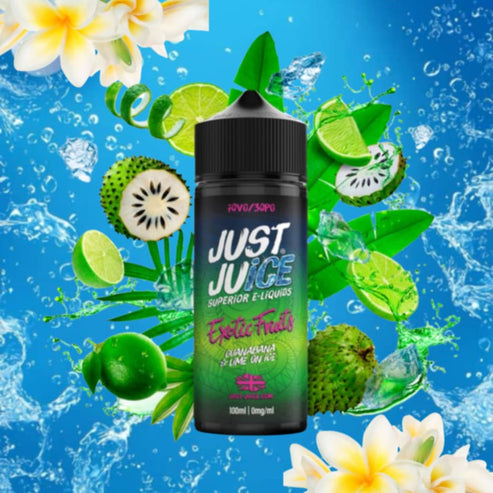 Guanabana & Citron vert glacé 100ml - Just Juice