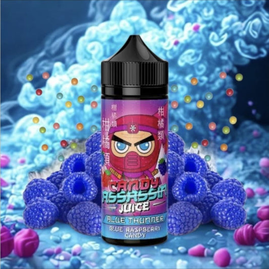 Blue Thunder 0mg 100ml - Candy Assassin Juice by Fantasi