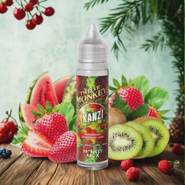 Kanzi Monkey Mix 0mg 50ml - Twelve Monkeys