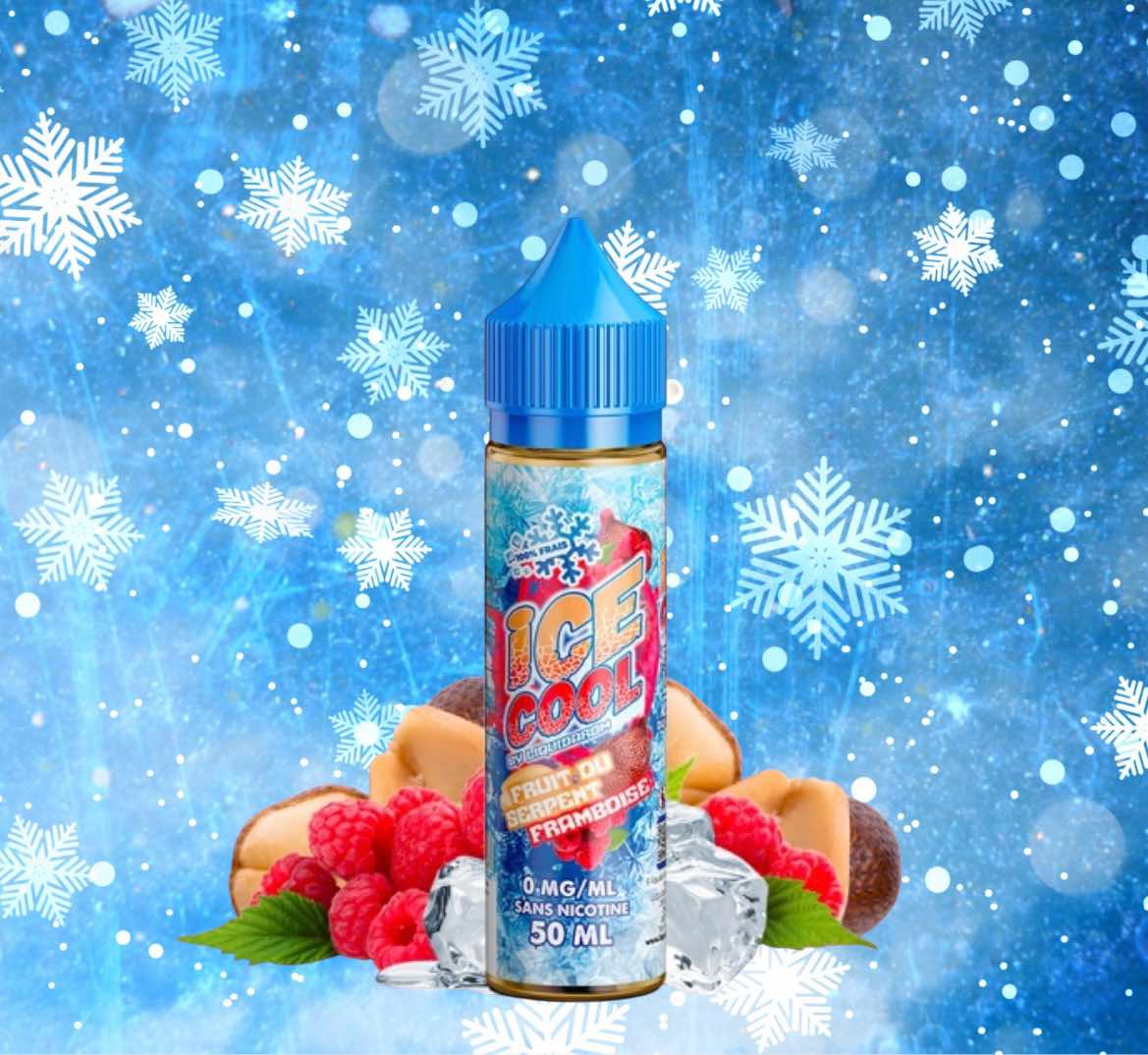 Fruit du serpent framboise 0mg 50ml - Ice Cool by Liquidarom
