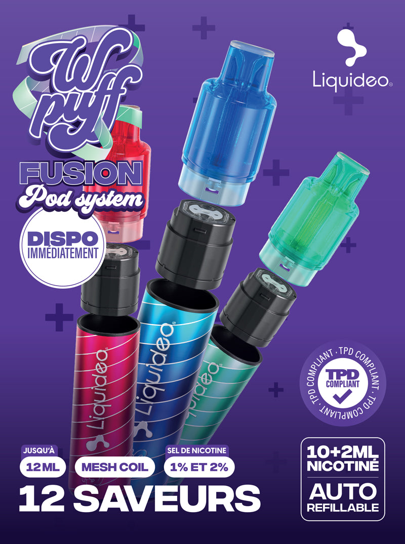 Starter Kit 15000 Puffs - Wpuff Fusion by Liquideo