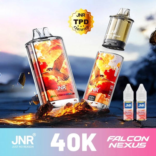Falcon Nexus 40k + 2 E-liquides 1000mAh 2+10ml / 2% - JNR