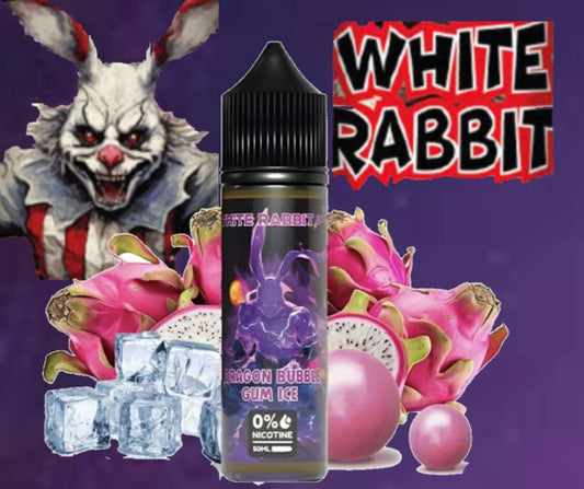 Dragon Bubble Gum Ice 0mg 50ml - White Rabbit