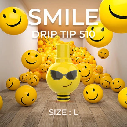 Drip Tip 510 Smile L Modèle A (3pcs) - Fumytech