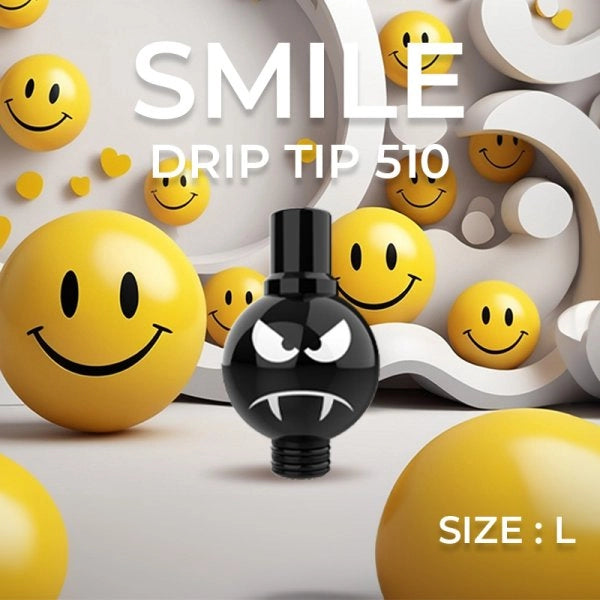 Drip Tip 510 Smile L Modèle A (3pcs) - Fumytech