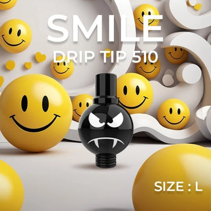 Drip Tip 510 Smile L Modèle A (3pcs) - Fumytech