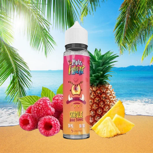 Crapule Ananas Framboise 0mg 50ml - Liquideo Multifreeze