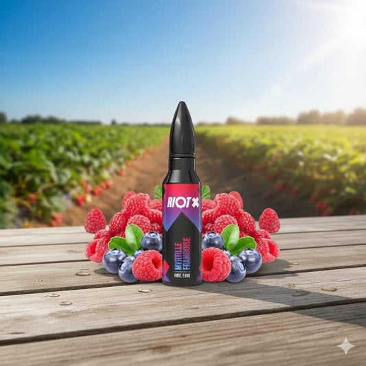 Myrtille Framboise 0 mg 50 ml- Riot X by Riot