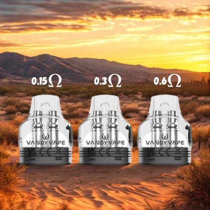 Cartouches Gemini 0.15/0.3/0.6Ω 5.5ml (2pcs) - Vandy Vape