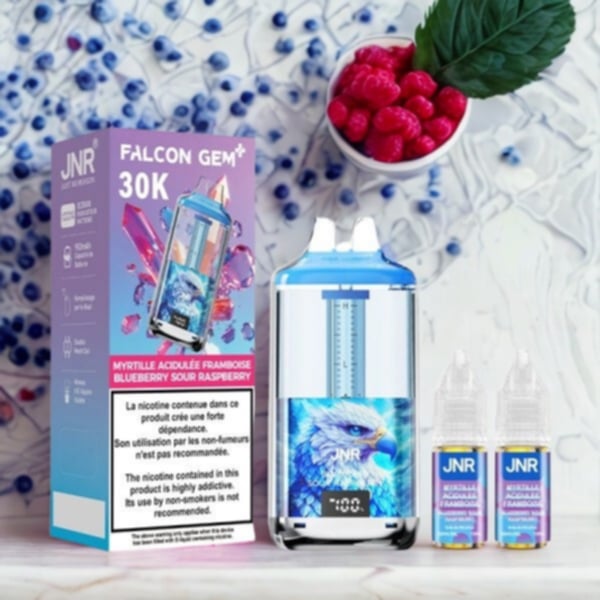 Puff 30K Falcon Gem+ 20mg - JNR Blueberry Sour Raspberry