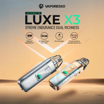Pack Pod Luxe X3 5ml 2600mAh - Vaporesso