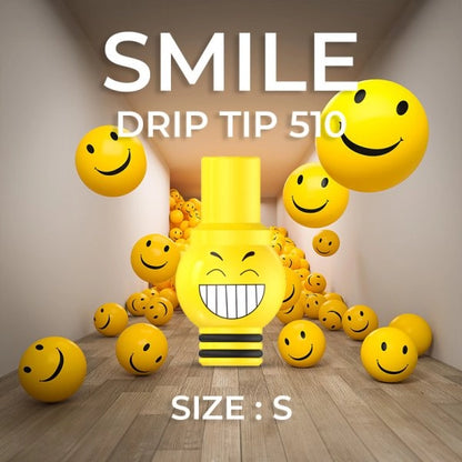 Drip Tip 510 Smile S Modèle A (3pcs) - Fumytech
