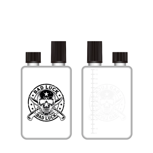 Bouteille Graduée Dualfill 75ml Bad Luck