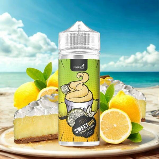 Lemon Custard 0mg 100ml - SweetUp by Omerta Liquids