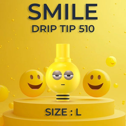 Drip Tip 510 Smile L Modèle D (3pcs) - Fumytech