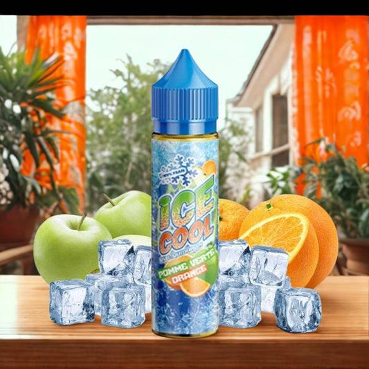 Pomme Verte Orange 0mg 50ml - Ice Cool by Liquidarom