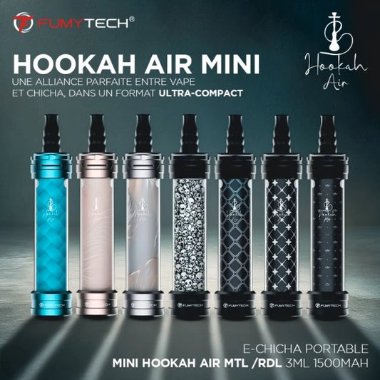 E-Chicha Portable Hookah Air Mini MTL/RDL 3ml 1500mAh - Fumytech