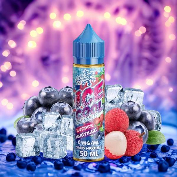 Lychee Myrtille 0mg 50ml - Ice Cool by Liquidarom