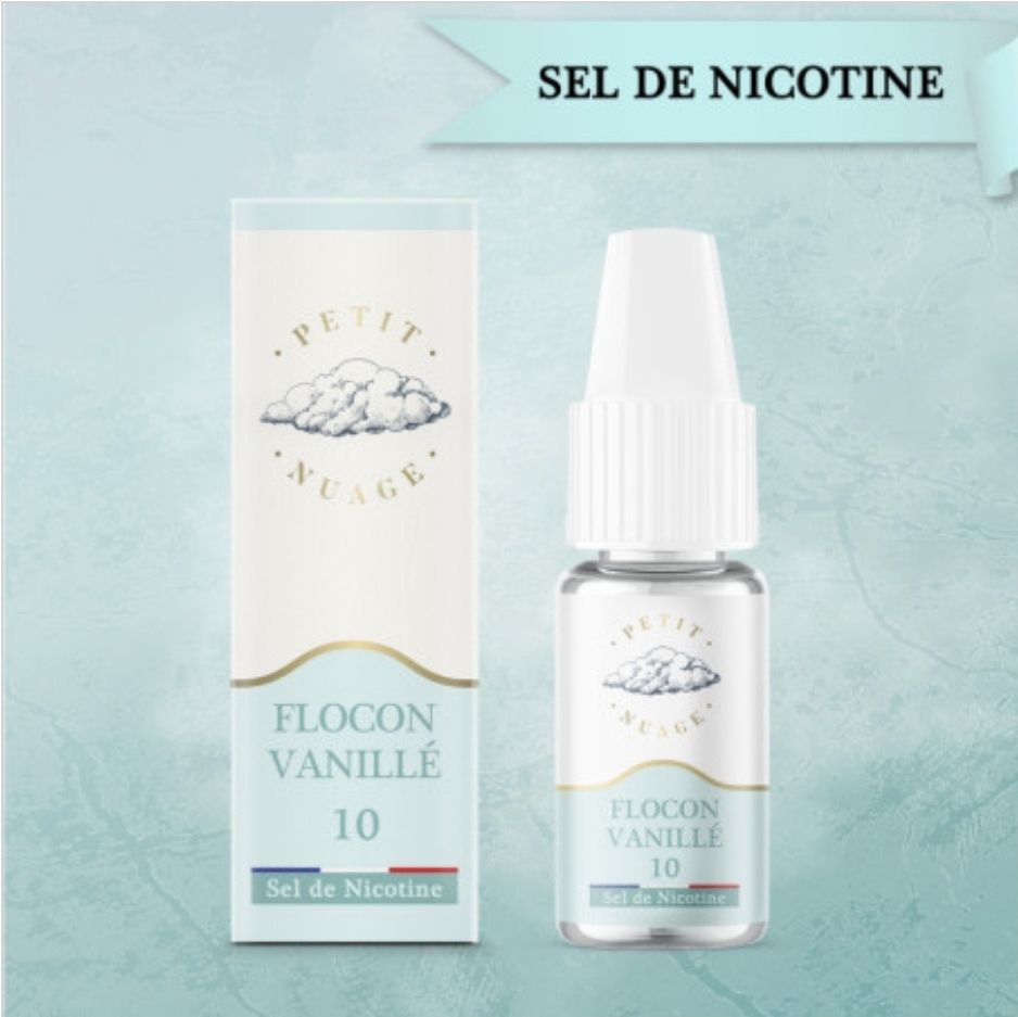 Flocon Vanillé Nic Salts 10ml - Petit Nuage