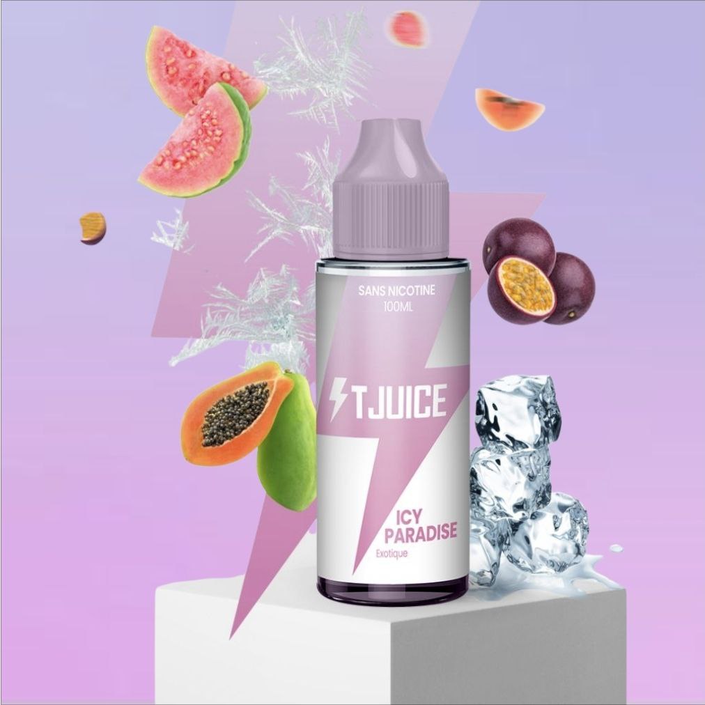 Icy Paradise 0mg 100ml - T-Juice
