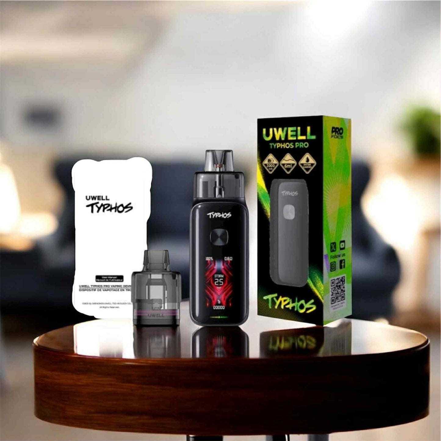 Pack Pod Typhos Pro 6ml 3000mAh - Uwell