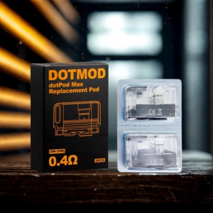 Cartouches DotPod Max 5ml (0.4/0.6/1.0ohm) (2pcs)- DotMod