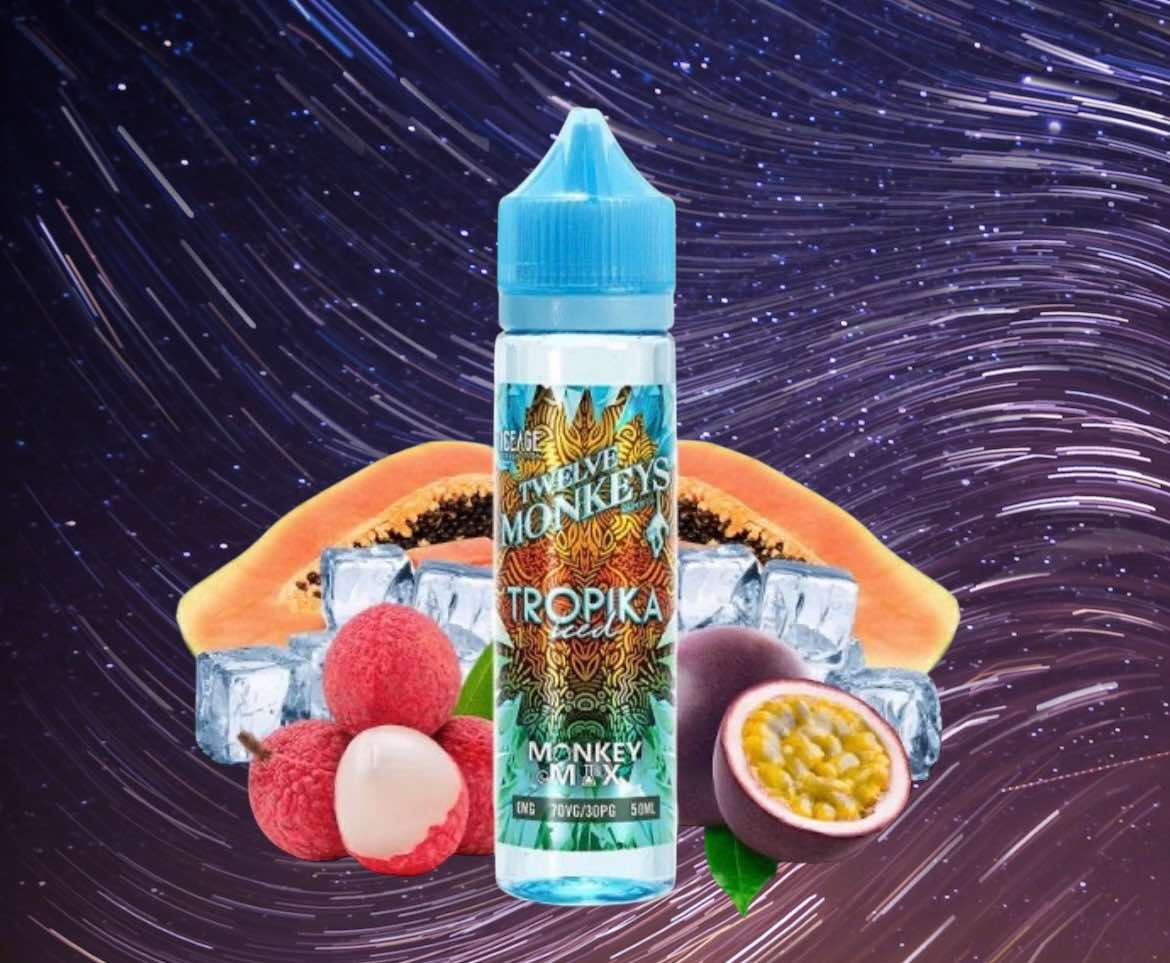 Tropika Iced 0mg 50ml - Twelve Monkeys Ice Age