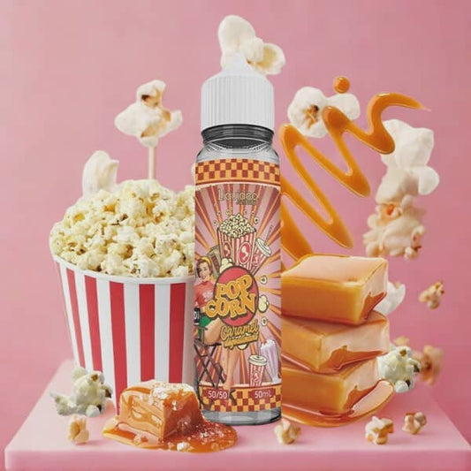 Pop Corn Caramel 0mg 50ml - Bonbon & Gourmandise by Liquidéo