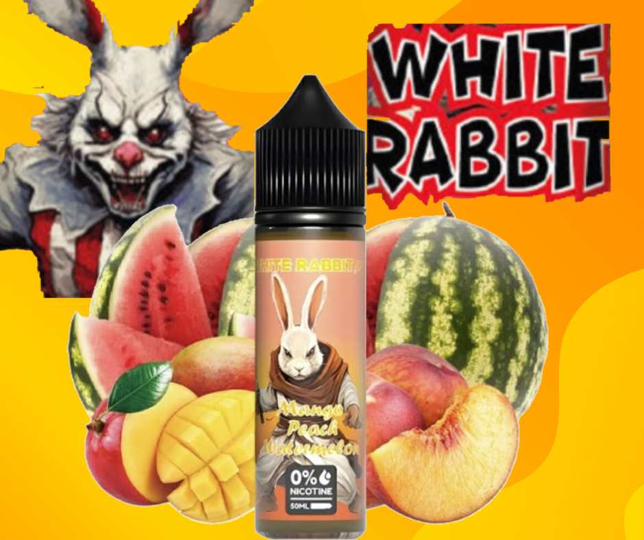 Mango Peach Watermelon 0mg 50ml - White Rabbit
