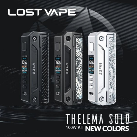 Box Thelema Solo 100W 21700/18650 New Colors - Lost Vape