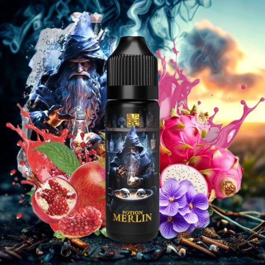 Potion Merlin (Violette/Fruit du dragon/Grenade/Limonade) 0mg 50ml - Tribal Force