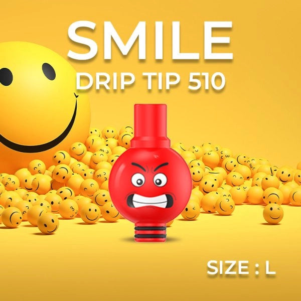 Drip Tip 510 Smile L Modèle C (3pcs) - Fumytech