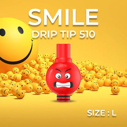 Drip Tip 510 Smile L Modèle C (3pcs) - Fumytech