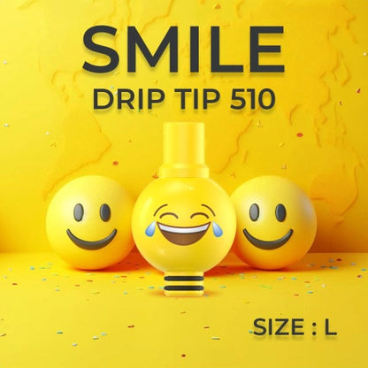 Drip Tip 510 Smile L Modèle E (3pcs) - Fumytech