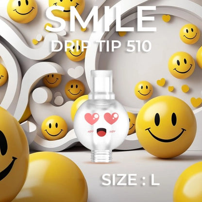 Drip Tip 510 Smile L Modèle E (3pcs) - Fumytech