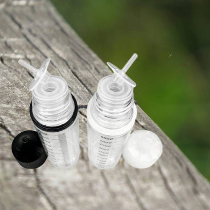 Bouteille graduée ouverture facile 60ml