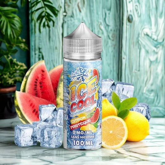 Citron Pastèque 0mg 100ml - Ice Cool by Liquidarom