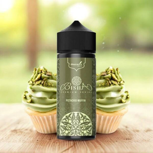 Pistachio Muffin 0mg 100ml - Bisha by Omerta Liquids