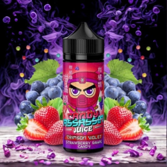 Crimson Violet 0mg 100ml - Candy Assassin Juice by Fantasi