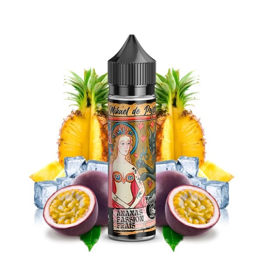 Mikael de Poissy (Ananas Passion Frais) 0mg 50ml - Tattoo Vape