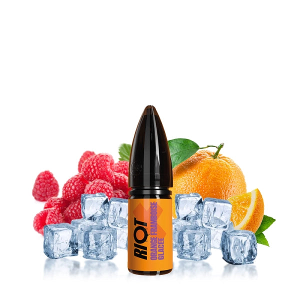Orange & Framboise Glacée Nic Salts 10ml - Riot X by Riot