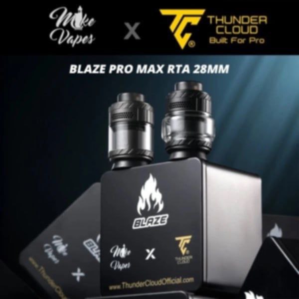 Blaze Pro Max RTA 28mm - Thunder Cloud x Mike Vapes