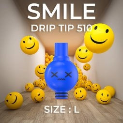 Drip Tip 510 Smile L Modèle D (3pcs) - Fumytech